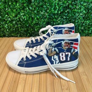 Rob Gronkowski Custom Converse Style Women's Sz 7 US EU 37 New England Patriots